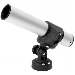 Держатель спиннинга сквозной на палубу наклонный, алюминий (030637T)